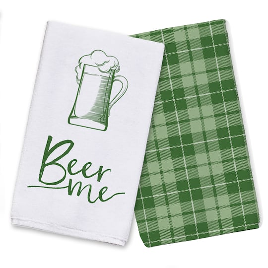 Beer Me Tea Towel Set of 2